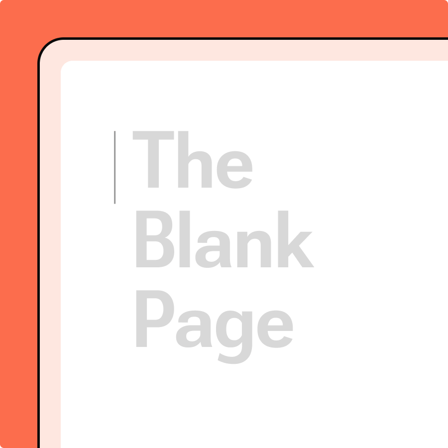 The Blank Page 2