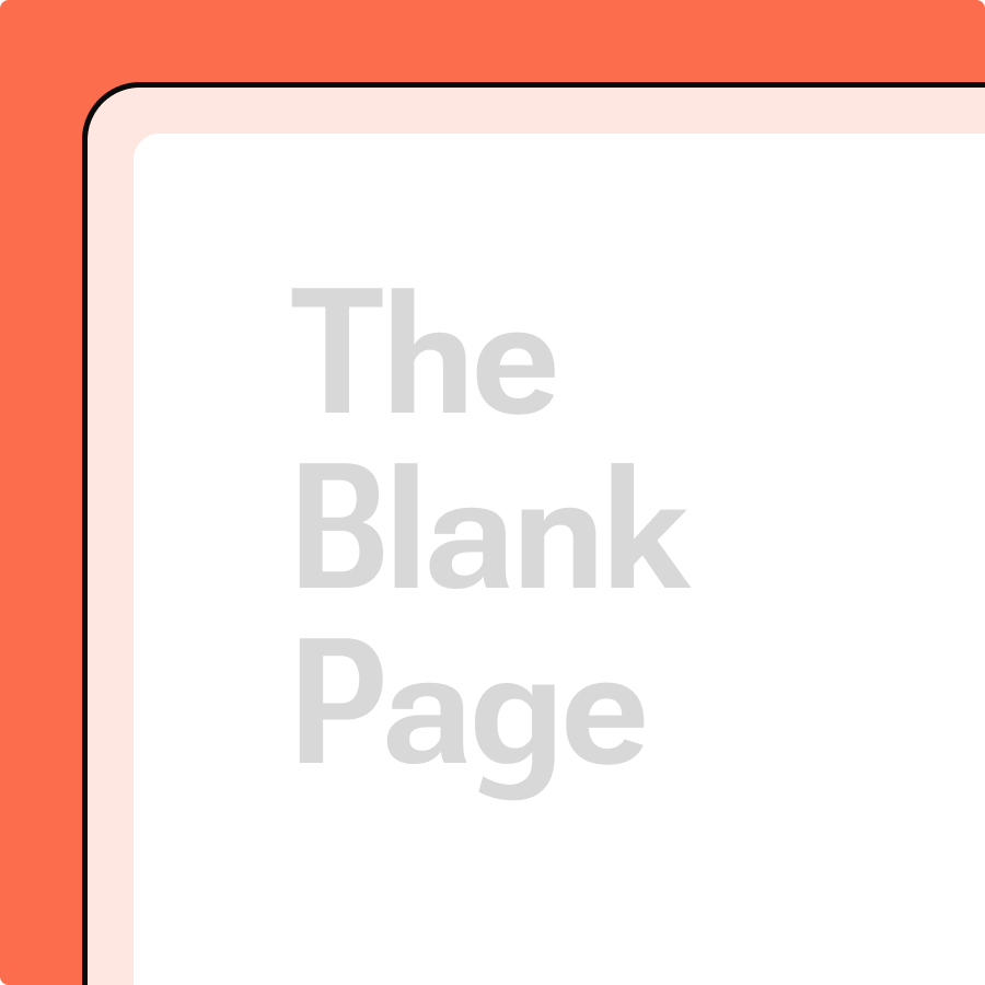 The Blank Page 1
